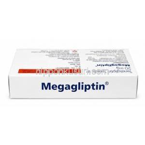 メガグリプチン, テネリグリプチン 20 mg, 製造元：Aristo Pharmaceuticals, 箱底面-2