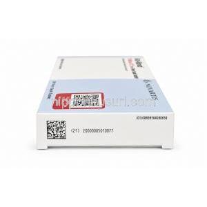 コディオバン, バルサルタン 160mg / ヒドロクロロチアジド 12.5mg, 製造元：Novartis, 箱側面情報, QRコード
