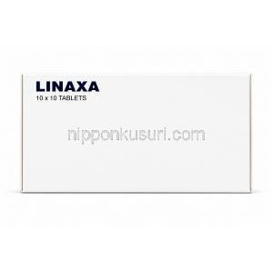 リナクサ, リナグリプチン 5 mg, 製造元：Torrent Pharmaceuticals, 箱裏面