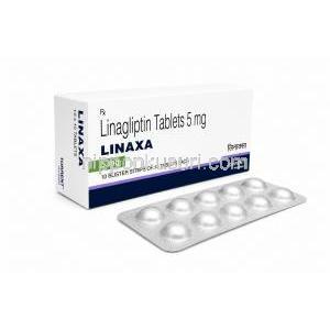リナクサ, リナグリプチン 5 mg, 製造元：Torrent Pharmaceuticals, 箱, シート