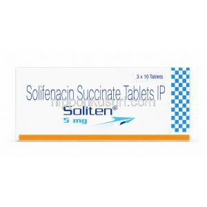 ソリテン, ソリフェナシン 10mg 錠 (Ranbaxy)