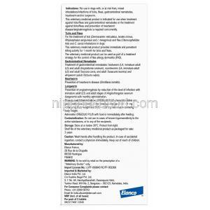 クレデリオプラス, 大型犬用  (11 kgs - 22 kgs)  3 錠（チュアブル錠）, 製造元：Elanco India, 箱情報