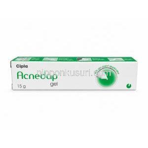 アクネダップ ジェル 15g, ダプソン 5.0% w/w, 製造元: Cipla, 箱正面