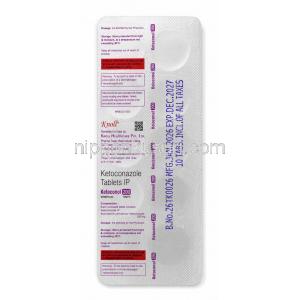 ケトコノール 200, ケトコナゾール 200mg, 製造元：Knoll Healthcare, シート情報