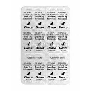 オンシオール 猫用, ロベナコキシブ 6 mg, 製造元：Elanco Australia Pty Ltd, シート情報
