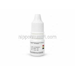 ドルゾックス T 点眼薬, ドルゾラミド 2% w/v/ チモロール 0.5% w/v, 点眼薬 5 mL, 製造元：Cipla, ボトル情報, 製造日, 消費期限