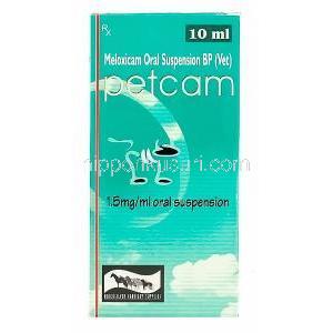 ペクタカム , メロキシカム Meloxicam  （メタカム ジェネリック） 経口内服液薬 (Cipla) 箱