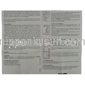 オストスプレー Ostospray, カルシトニン 30 定量 5ml 点鼻用スプレー (Sun Pharma) 情報シート4