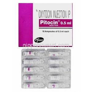 ピトシン Pitocin, アトニン ジェネリック, オキシトシン 0.5ml 注射 10アンプル (Pfizer)