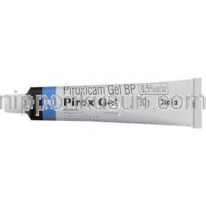 ピロキシカム （フェルデンジェル ジェネリック）. ピロックスジェル Pirox Gel 5mg/gm ジェル (Cipla) 