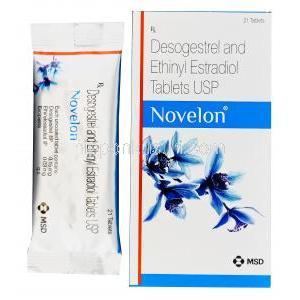 ノベロン　Novelon、デソゲストレル0.15mg/エチニルエストラジオール0.03mg