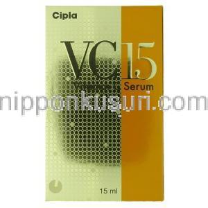 VC 15 ビタミンC 外用セラム（美容液） 箱