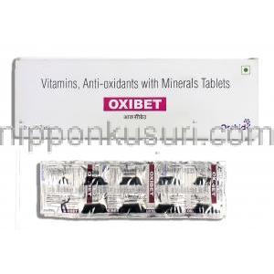 オキシベット Oxibet, 抗酸化対策＋ミネラル,　 メコバラビン＋葉酸＋セレン ソフトゼラチ