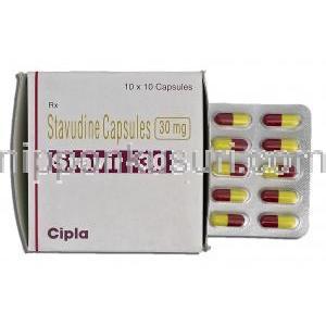 スタヴィア-30 Stavir-30, ゼリット ジェネリック,  スタブジン, 30mg, カプセル