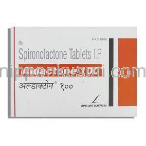 アルダクトン Aldactone, スピロノラクトン 25mg 錠 (RPG Life)