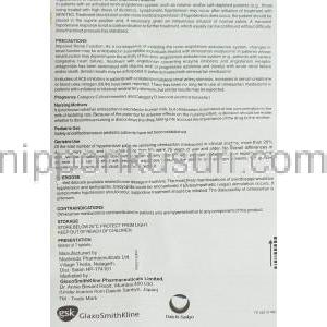 ベニテック 40mg 錠 (GSK) 情報シート4