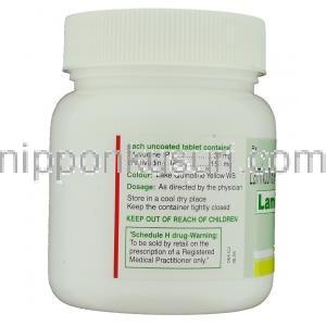 ラミビルS Lamivir S, ラミブジン・スタブジン配合 150mg/30mg 錠 (Cipla) ボトル・記載情報