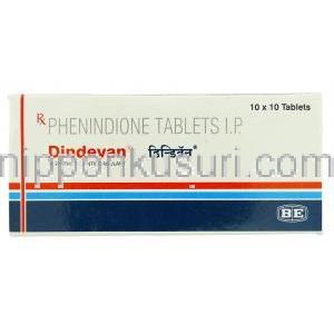 ディンデバン Dindevan, フェニンジオン 50mg 錠 (Biological E) 箱