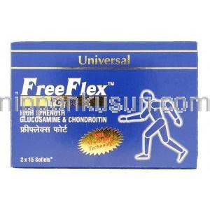 フリーフレックス Free Flex. グルコサミン硫酸塩・イオン塩化物 コンドロイチン 配合 錠 (Universal) 