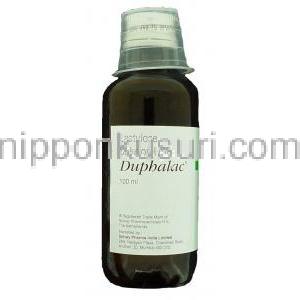 デュファラック Duphalac, ラクツロース  内服液10g/15ml x 100ml (Solvay) ボトル