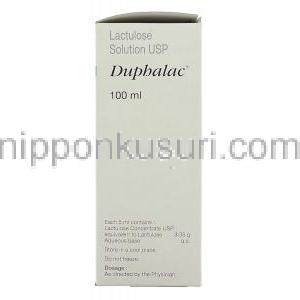 デュファラック Duphalac, ラクツロース  内服液10g/15ml x 100ml (Solvay) 成分