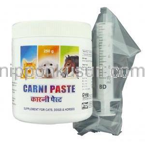カルニ ペースト Carni Paste, L-カルニチン・D-パンテノール配合 250mg (Cipla)