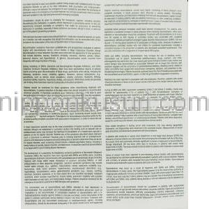 D-Veniz, プリスティーク ジェネリック,  デスベンラファキシン 50mg 錠 (Sun Pharma) 情報シート2