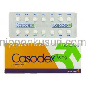 カソデックス Casodex, ビカルタミド 50mg 錠 （アストラゼネカ社）