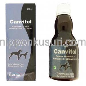 キャンビトール Canvitol アミノ酸 ＋ ビタミンC ＋ ビタミンＥ配合 200ml シロップ (Health Kare Pharma)