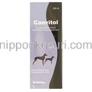 キャンビトール Canvitol アミノ酸 ＋ ビタミンC ＋ ビタミンＥ配合 200ml シロップ (Health Kare Pharma) 箱