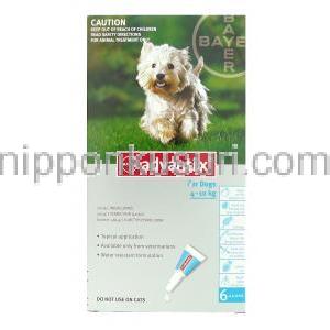 アドバンティックス　外皮用剤 (4-10 kg 犬用) バイエル1ml x 6 packs