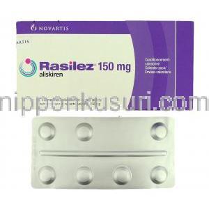 ラジレス Rasilez,  アリスキレン Aliskiren 150mg (Novartis)