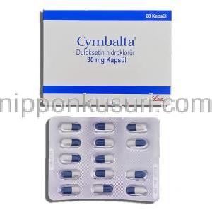 サインバルタ Cymbalta, デュロキセチン 30mg カプセル (Lily)