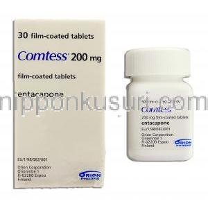 コムトレス Comtess, エンタカポン 200mg 錠 (Orion Pharma)