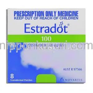 エストラドット Estradot 100mcg 経皮吸収 (Novartis)