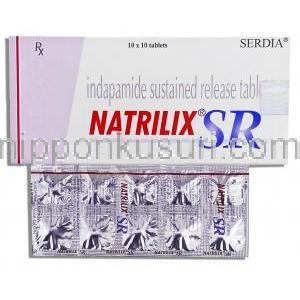 インダパミド水和物 Natrilix, 2.5MG錠 (Serdia Pharmaceuticals)