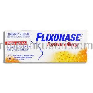 フルナーゼ （眠くならない）Flixonase Non-drowsy, エステル 5mcg 鼻スプレー (GSK)