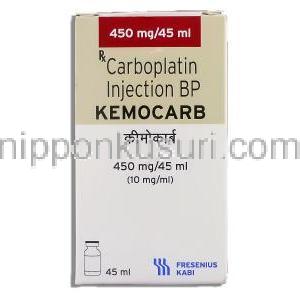 ケモカーブ Kemocarb, パラプラチン , カルボプラチン 注射 (Fresenius) 箱