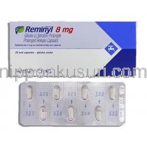 レミニール Reminyl, 臭化水素酸ガランタミン 8mg カプセル (Janssen-Cilag)