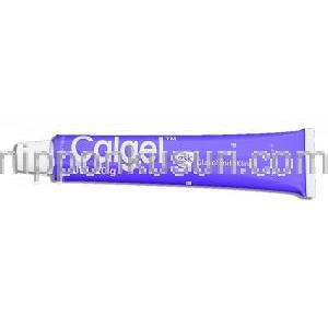 カルジェル Calgel, リドカイン 0.33% x 20gm ジェル (GSK) チューブ