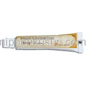 ジミグ  Zimig, テルビナフィン塩酸塩 1%  x 10gm クリーム (GSK) チューブ