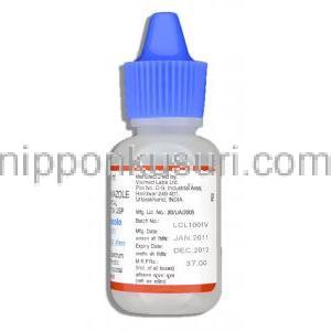 カナゾール Canazole, マイセレクス ジェネリック, クロトリマゾール 1% x 15ml ローション (Lupin) ボトル
