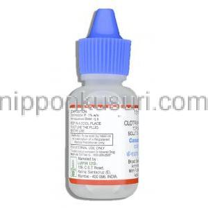 カナゾール Canazole, マイセレクス ジェネリック, クロトリマゾール 1% x 15ml ローション (Lupin) ボトル記