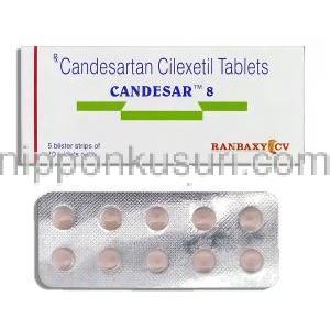 カンデサール Candesar (ブロプレス ジェネリック) カンデサルタン 4mg 錠 (Ranbaxy)