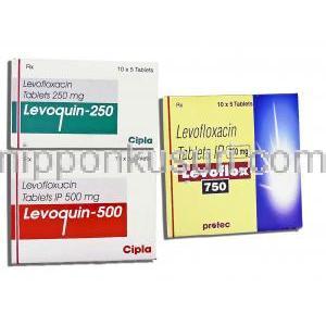 オフロキサシン（タリビッドジェネリック）, Levogo,  250MG錠 (German Remedies)