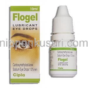 カルボキシメチルセルロースナトリウム, Flogel, 点眼液 (Cipla)