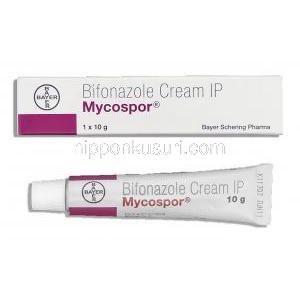 マイコスポール Mycospor, ビホナゾール（ビフォナゾール） クリーム (バイエル社)