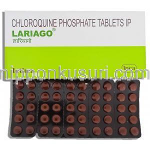 クロロキン, Lariago, 250mg 錠 (IPCA Laboratories)