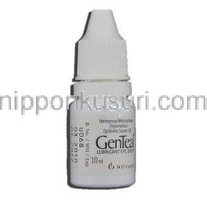 ヒドロキシプロピルメチルセルロース, Genteal. 10ML 点眼薬 (ノバルティス) ボトル