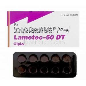 ラメテック　Lametec-50 DT、ジェネリックラミクタール、ラモトリジン50mg